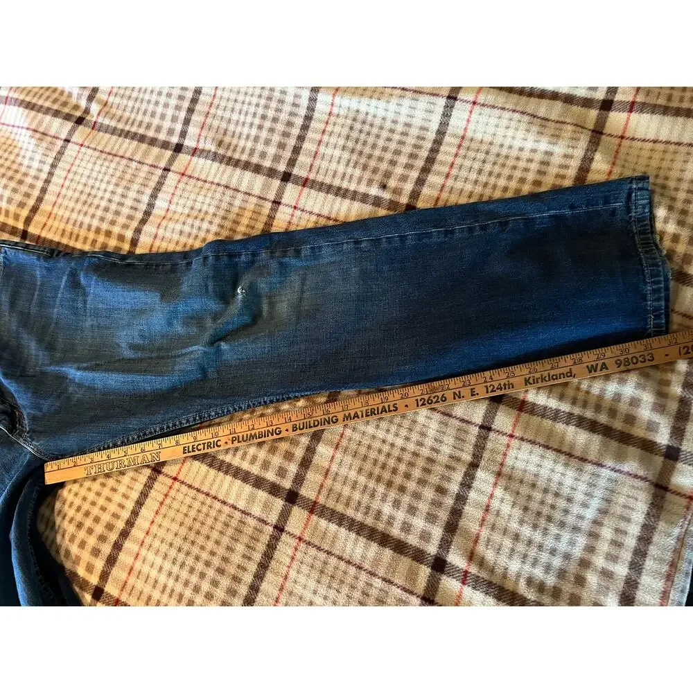 Levi's 514 Jeans Men's 38x32 Blue Denim Y2K Western Outdoor Cotton Travel EUC